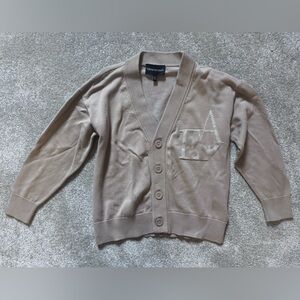 Emporio Armani Beige Knit Cardigan